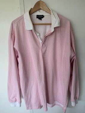 J Peterson’s Pinstripe Collared Shirt